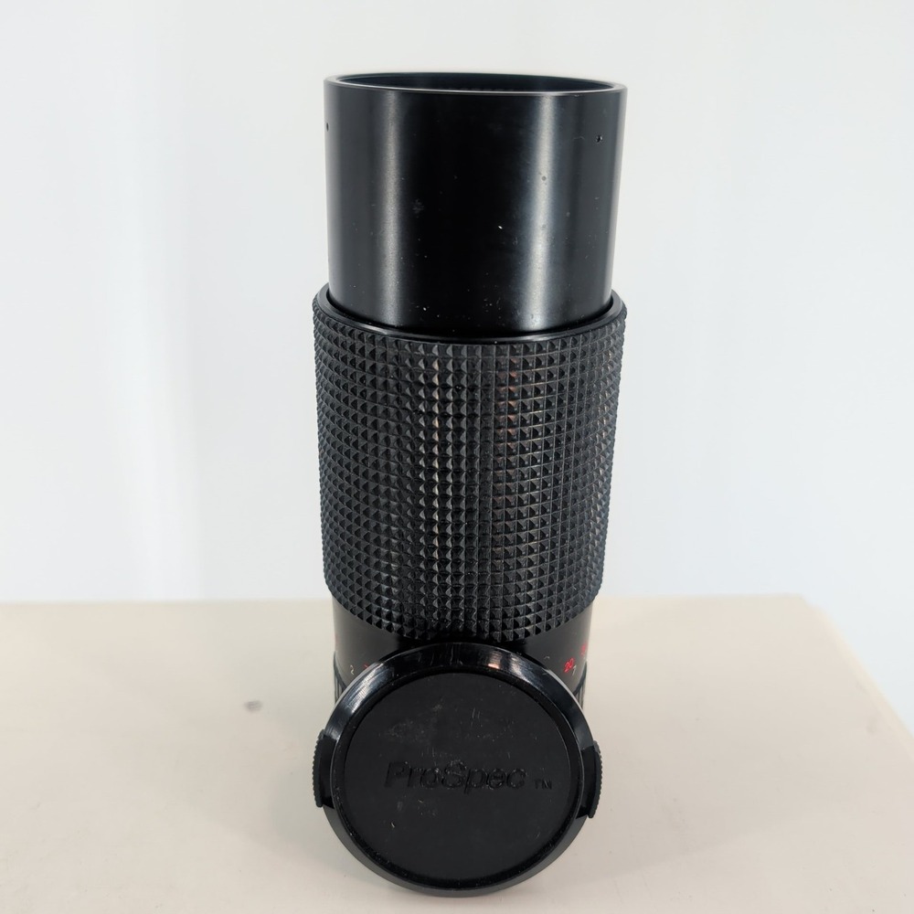 Prospec #624-4725 MC Auto Zoom 55 mm f=80-200mm 1:3.9 Camera Lens Black